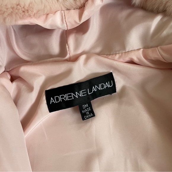 Genuine Fur Pink Baby Snowsuit 3M - Picture 7 of 8